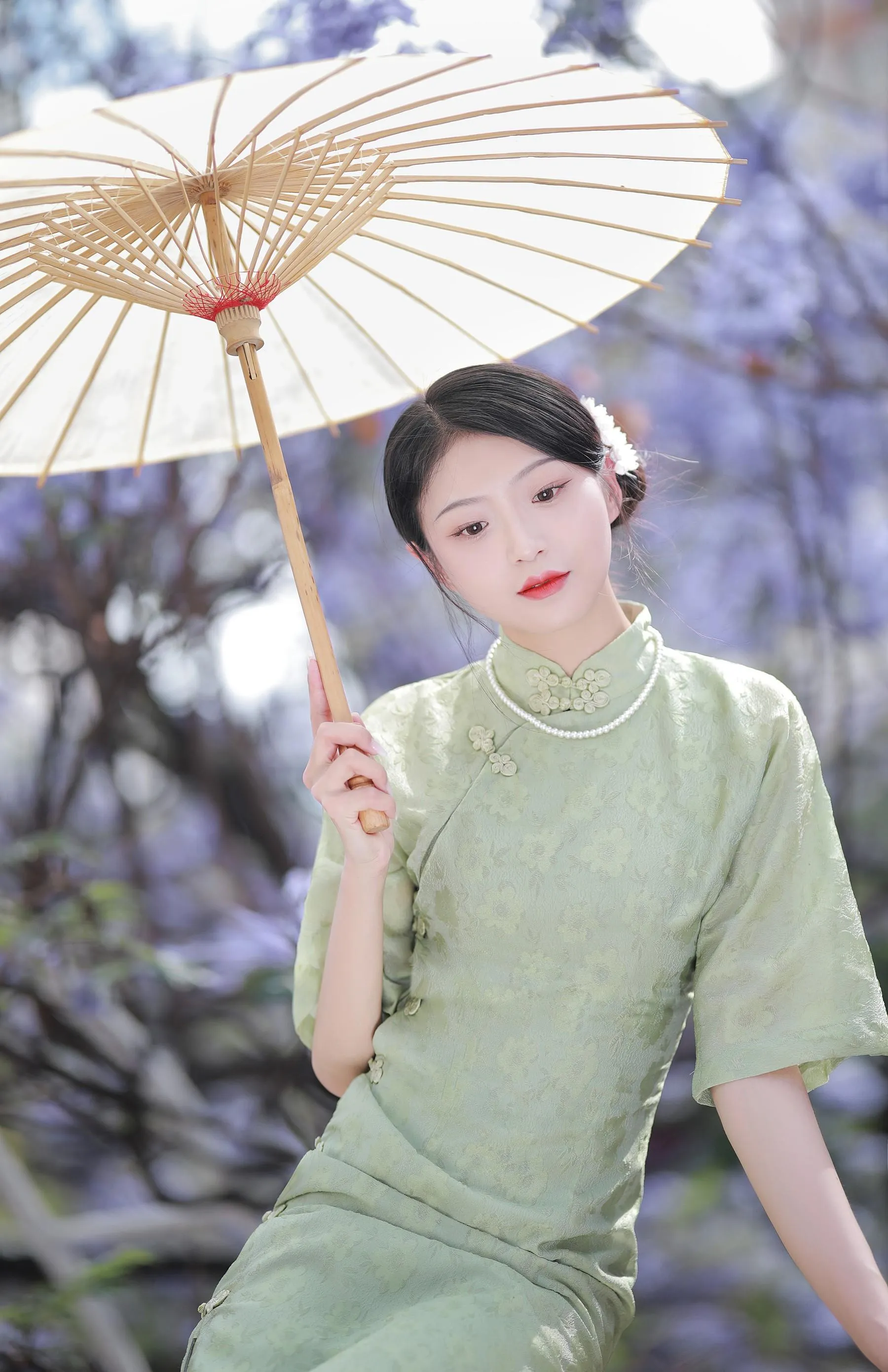 [艺图语] 2022.06.20 蓝花楹 nya酱的铃铛铛 [24P]插图1